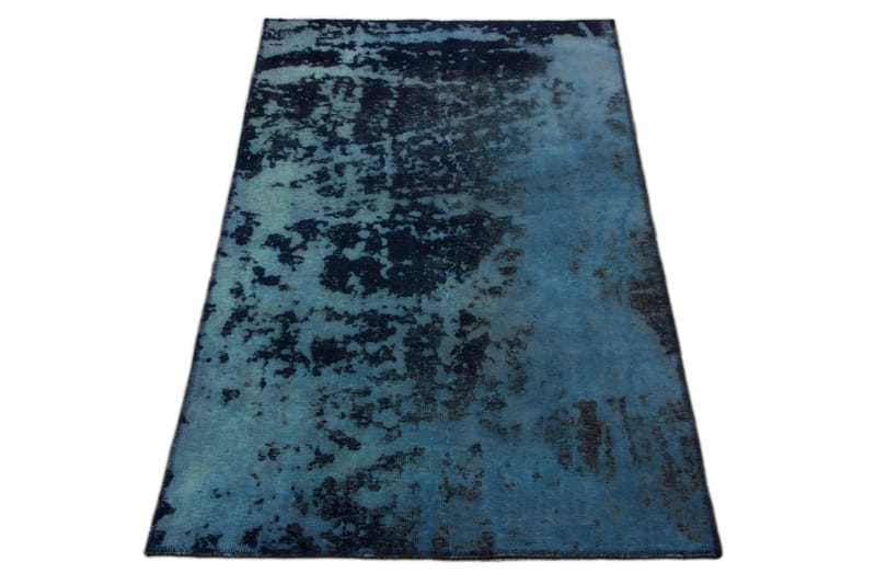 Håndknyttet persisk tæppe 108x180 cm Vintage - Blå / mørkeblå - Orientalske tæpper - Persisk tæppe