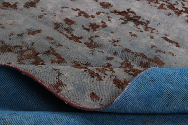 Håndknyttet persisk tæppe 171x260 cm Vintage - Blå / brun - Orientalske tæpper - Persisk tæppe