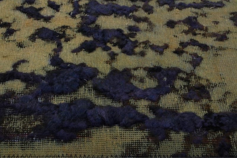 Håndknyttet persisk tæppe 150x230 cm Vintage - Grøn / lilla - Orientalske tæpper - Persisk tæppe