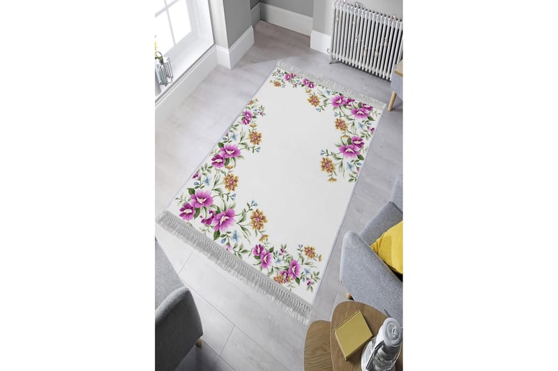 Homefesto Tæppe 100x150 cm - Flerfarvet - Tekstiler - Tæpper - Orientalske tæpper