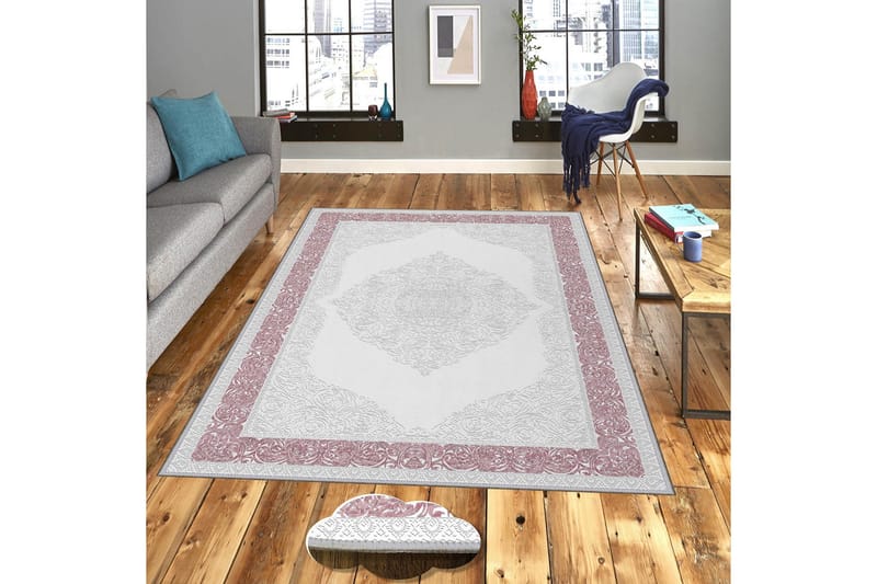 Homefesto Tæppe 100x150 cm - Flerfarvet - Tekstiler - Tæpper - Orientalske tæpper