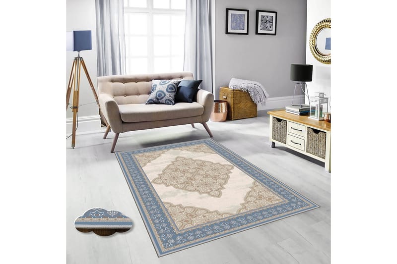 Homefesto Tæppe 100x150 cm - Flerfarvet - Tekstiler - Tæpper - Orientalske tæpper