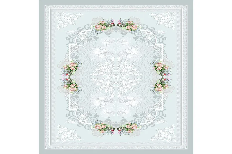 Homefesto Tæppe 100x150 cm - Flerfarvet - Tekstiler - Tæpper - Orientalske tæpper