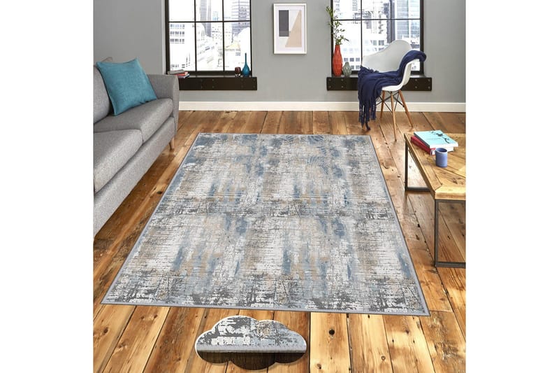 Homefesto Tæppe 100x150 cm - Flerfarvet - Tekstiler - Tæpper - Orientalske tæpper