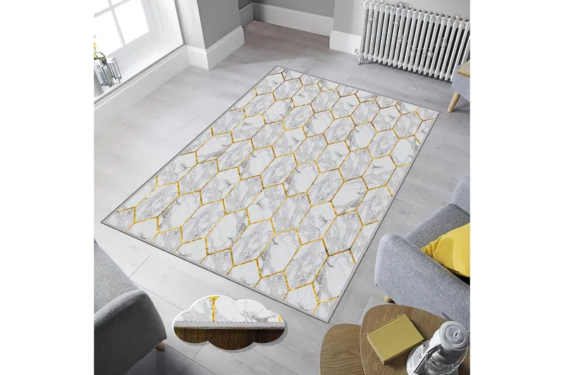 Homefesto Tæppe 100x150 cm, Flerfarvet