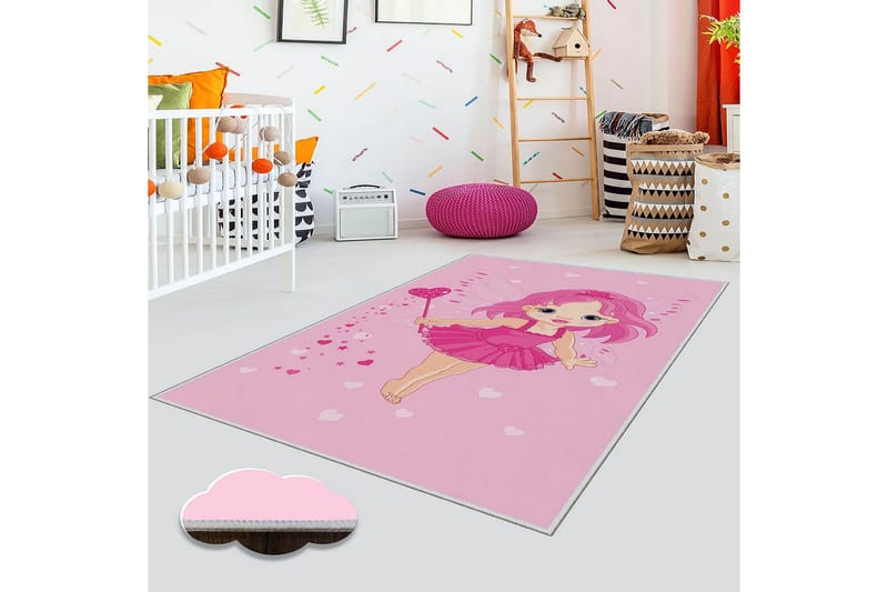 Homefesto Tæppe 100x150 cm, Flerfarvet