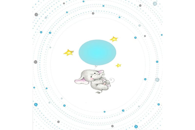 Homefesto Tæppe 100x150 cm, Flerfarvet