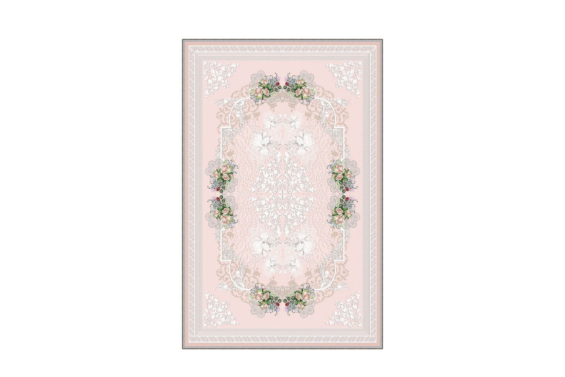 Homefesto Tæppe 100x150 cm - Multifarvet - Tekstiler - Tæpper - Orientalske tæpper