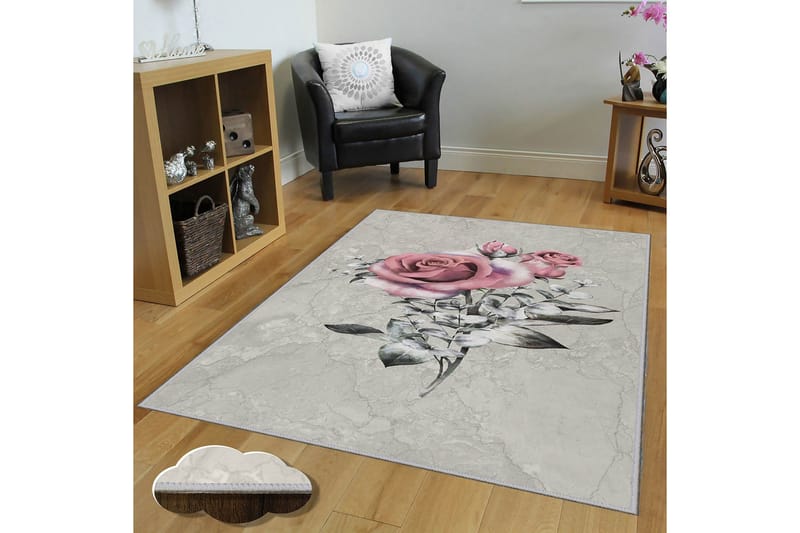 Homefesto Tæppe 100x150 cm, Multifarvet