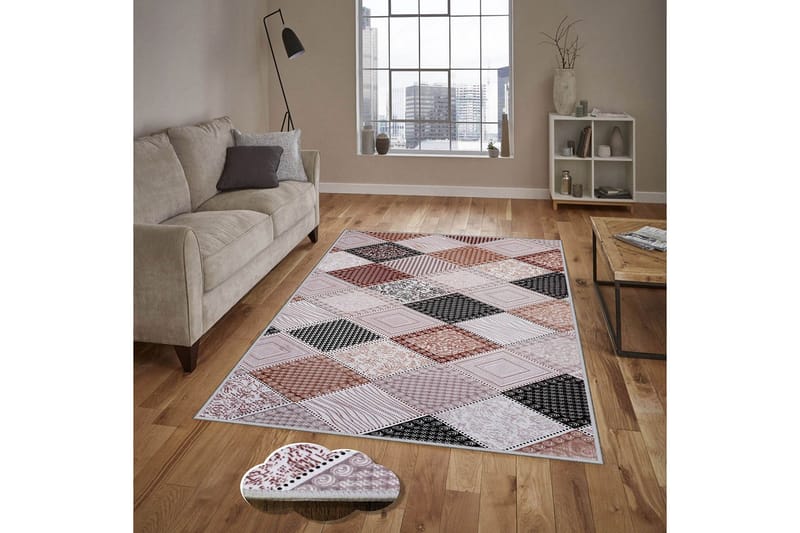 Homefesto Tæppe 100x150 cm, Multifarvet