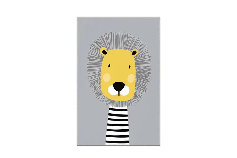 Homefesto Tæppe 100x150 cm, Multifarvet