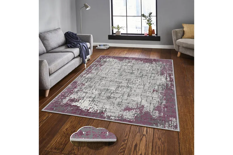 Homefesto Tæppe 100x200 cm, Flerfarvet