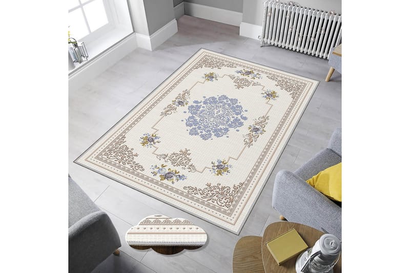 Homefesto Tæppe 100x200 cm - Flerfarvet - Tekstiler - Tæpper - Orientalske tæpper