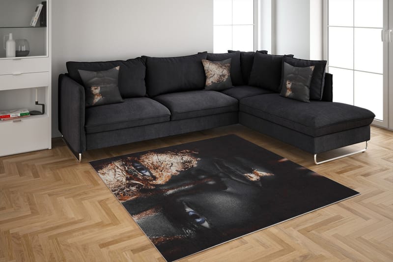Homefesto Tæppe 100x200 cm - Flerfarvet - Tekstiler - Tæpper - Orientalske tæpper