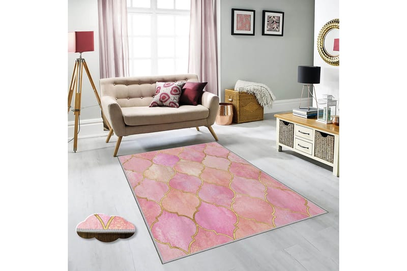 Homefesto Tæppe 100x200 cm, Flerfarvet