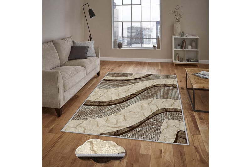 Homefesto Tæppe 100x200 cm, Flerfarvet