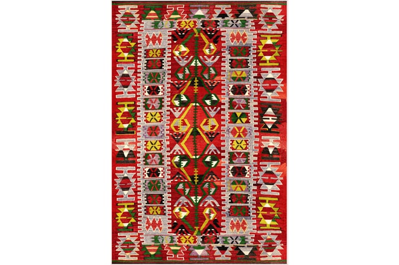 Homefesto Tæppe 100x200 cm - Flerfarvet/Velour - Tekstiler - Tæpper - Orientalske tæpper
