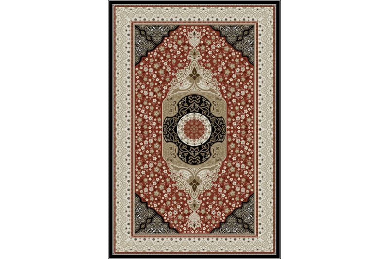 Homefesto Tæppe 100x200 cm - Flerfarvet/Velour - Tekstiler - Tæpper - Orientalske tæpper