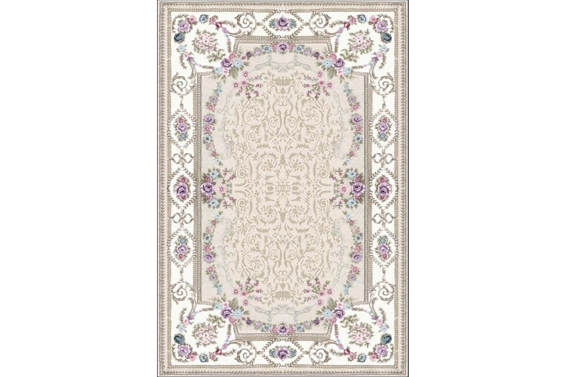 Homefesto Tæppe 100x200 cm - Flerfarvet/Velour - Tekstiler - Tæpper - Orientalske tæpper