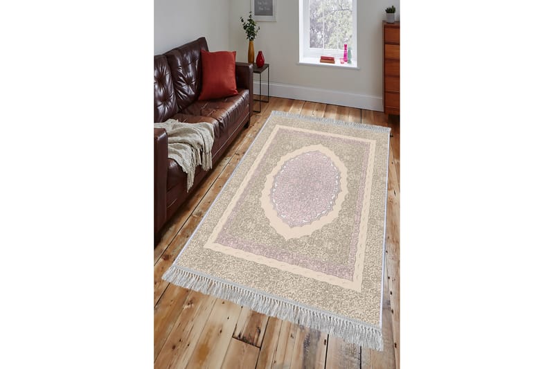 Homefesto Tæppe 100x200 cm - Flerfarvet/Velour - Orientalske tæpper - Persisk tæppe