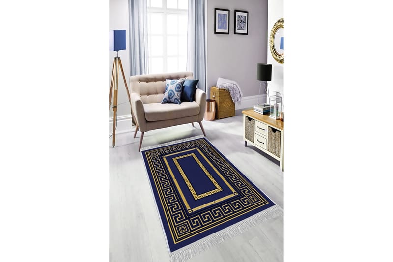 Homefesto Tæppe 100x200 cm - Flerfarvet/Velour - Orientalske tæpper - Persisk tæppe