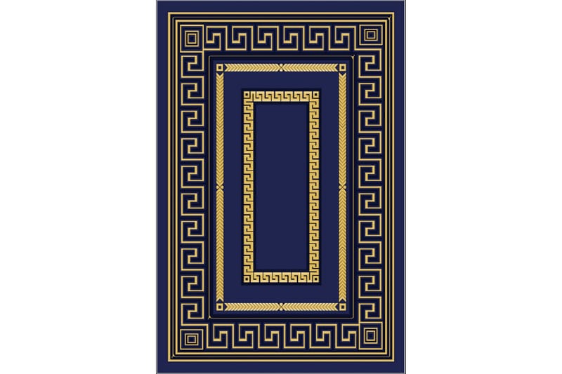 Homefesto Tæppe 100x200 cm - Flerfarvet/Velour - Tekstiler - Tæpper - Orientalske tæpper