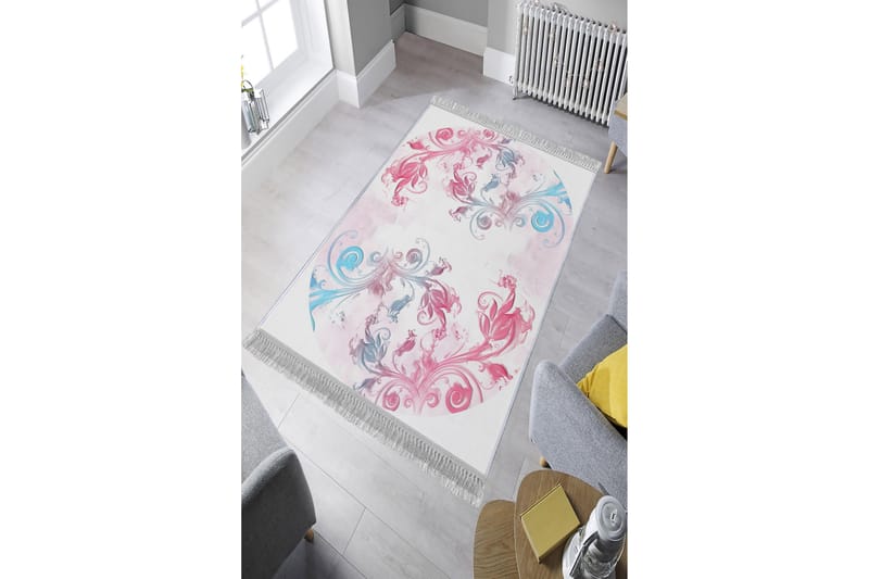 Homefesto Tæppe 100x200 cm - Flerfarvet/Velour - Orientalske tæpper - Persisk tæppe