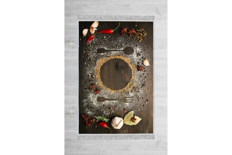 Homefesto Tæppe 100x200 cm - Flerfarvet/Velour - Tekstiler - Tæpper - Orientalske tæpper