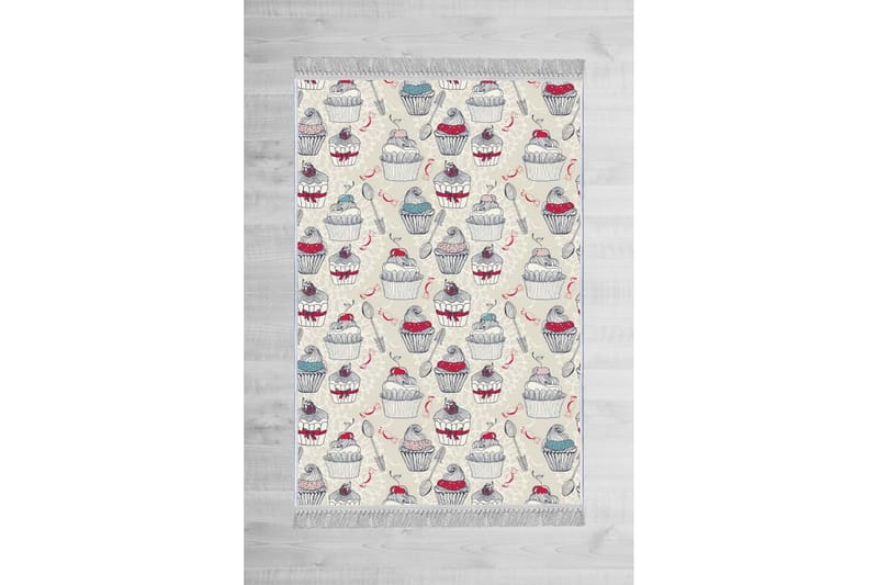 Homefesto Tæppe 100x200 cm - Flerfarvet/Velour - Tekstiler - Tæpper - Orientalske tæpper