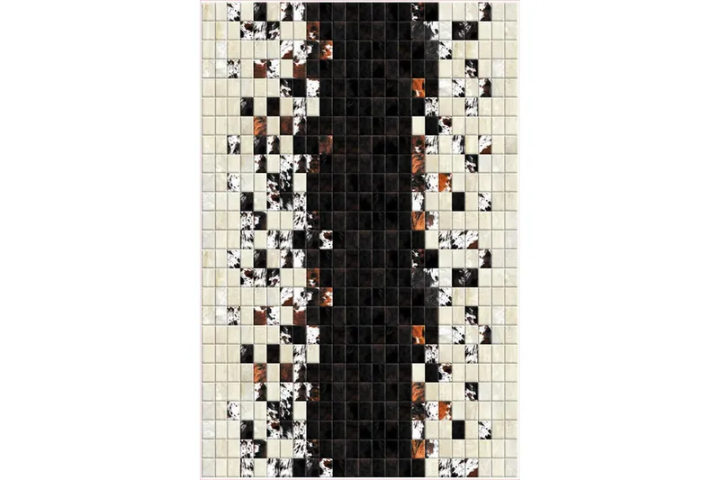 Homefesto Tæppe 100x200 cm, Flerfarvet/Velour