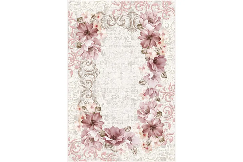 Homefesto Tæppe 100x200 cm, Flerfarvet/Velour