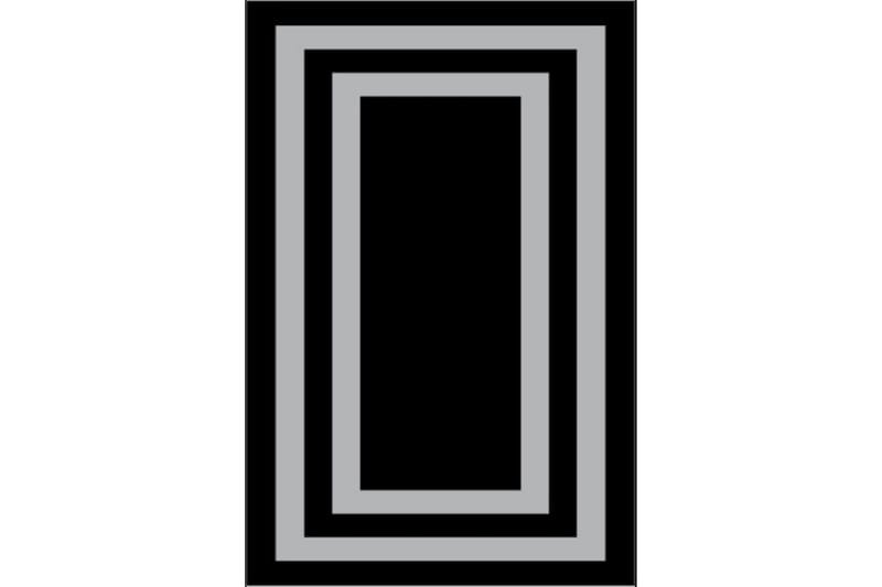 Homefesto Tæppe 100x200 cm, Flerfarvet/Velour