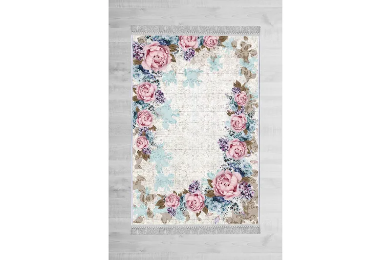 Homefesto Tæppe 100x200 cm, Flerfarvet/Velour