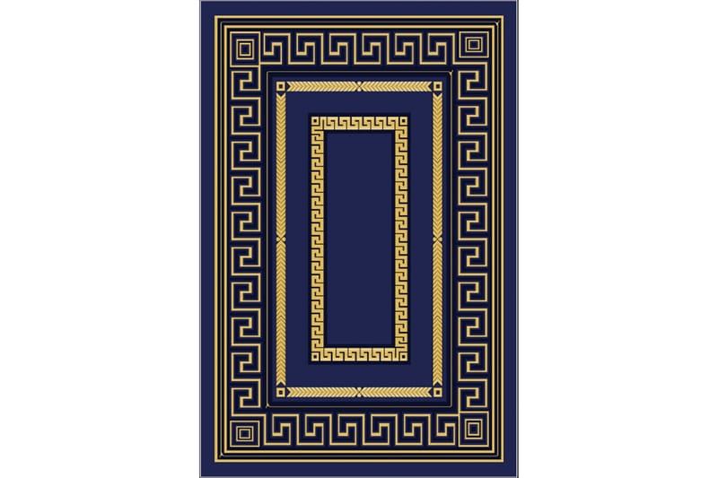 Homefesto Tæppe 100x200 cm - Flerfarvet/Velour - Tekstiler - Tæpper - Orientalske tæpper