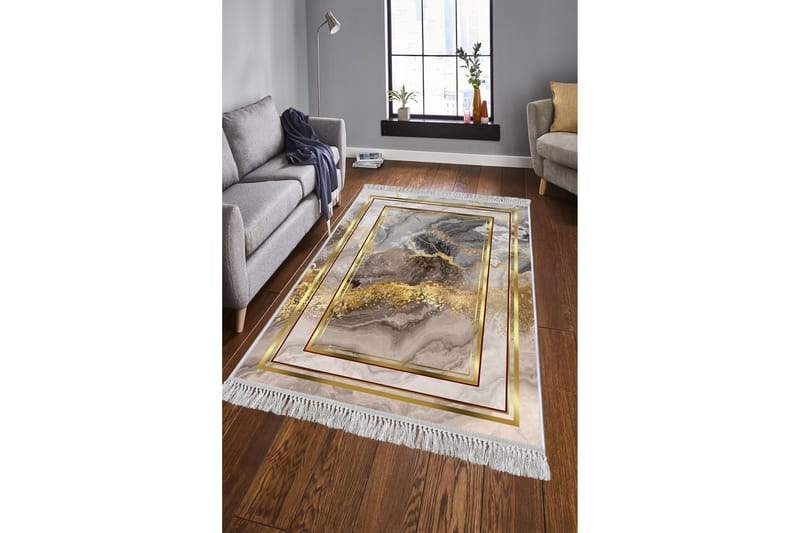 Homefesto Tæppe 100x200 cm - Flerfarvet/Velour - Tekstiler - Tæpper - Orientalske tæpper