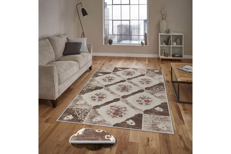 Homefesto Tæppe 100x200 cm, Multifarvet