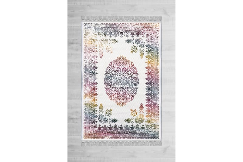 Homefesto Tæppe 100x300 cm - Flerfarvet/Velour - Tekstiler - Tæpper - Orientalske tæpper