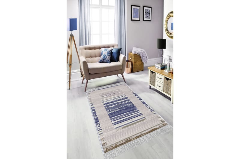 Homefesto Tæppe 100x300 cm - Flerfarvet/Velour - Orientalske tæpper - Persisk tæppe