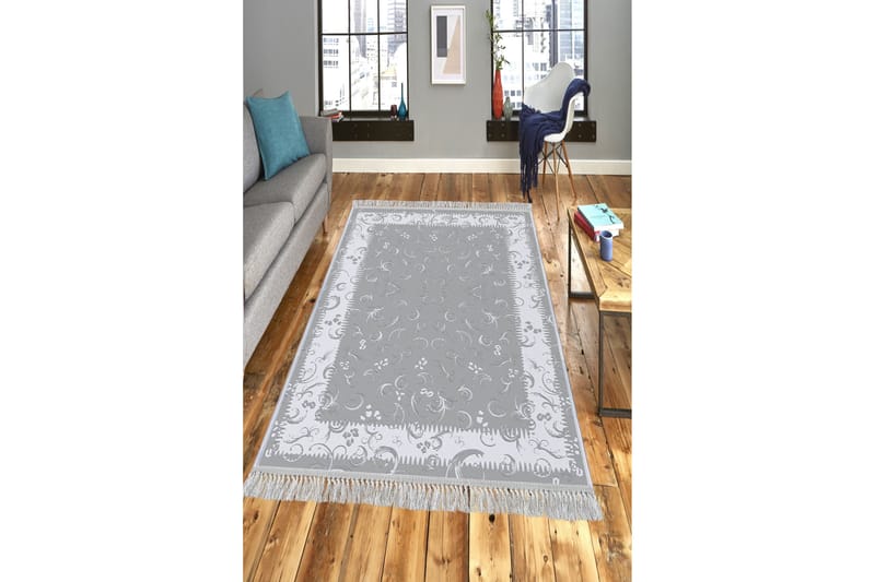 Homefesto Tæppe 100x300 cm - Flerfarvet/Velour - Tekstiler - Tæpper - Orientalske tæpper