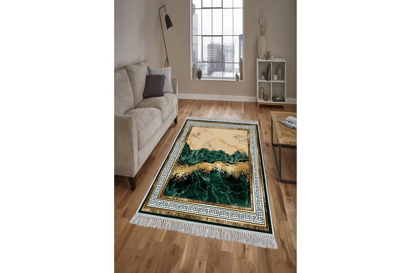 Homefesto Tæppe 100x300 cm - Flerfarvet/Velour - Orientalske tæpper - Persisk tæppe