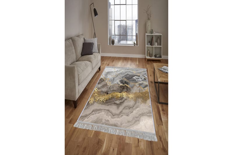 Homefesto Tæppe 100x300 cm - Flerfarvet/Velour - Orientalske tæpper - Persisk tæppe