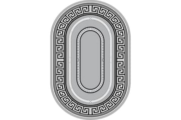 Homefesto Tæppe 100x300 cm - Flerfarvet/Velour - Tekstiler - Tæpper - Orientalske tæpper