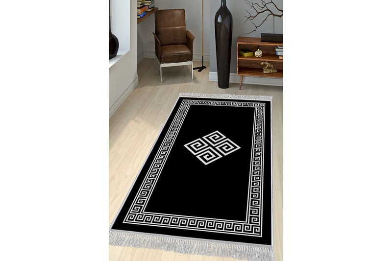 Homefesto Tæppe 100x300 cm - Flerfarvet/Velour - Tekstiler - Tæpper - Orientalske tæpper