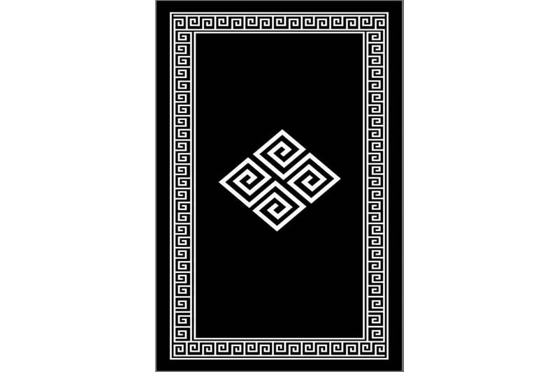 Homefesto Tæppe 100x300 cm - Flerfarvet/Velour - Tekstiler - Tæpper - Orientalske tæpper