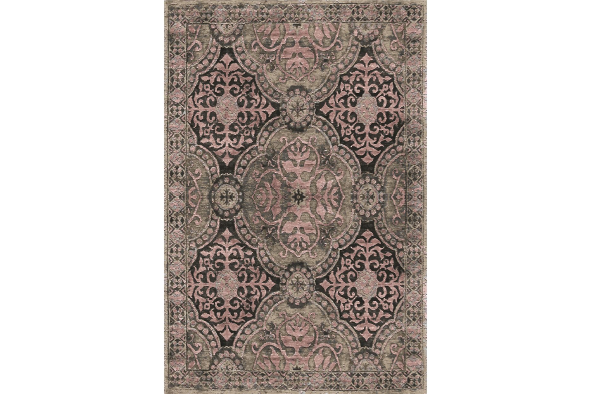 Homefesto Tæppe 100x300 cm - Flerfarvet/Velour - Tekstiler - Tæpper - Orientalske tæpper