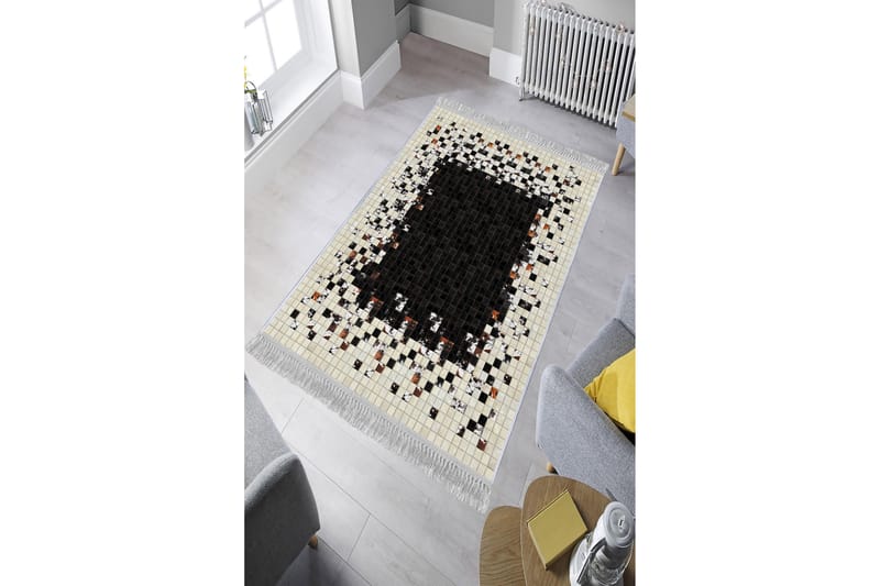 Homefesto Tæppe 100x300 cm - Flerfarvet/Velour - Tekstiler - Tæpper - Orientalske tæpper