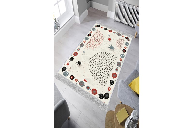 Homefesto Tæppe 100x300 cm - Flerfarvet/Velour - Tekstiler - Tæpper - Orientalske tæpper