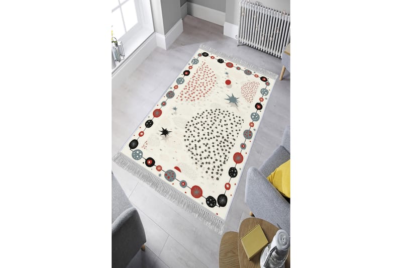 Homefesto Tæppe 100x300 cm - Flerfarvet/Velour - Orientalske tæpper - Persisk tæppe