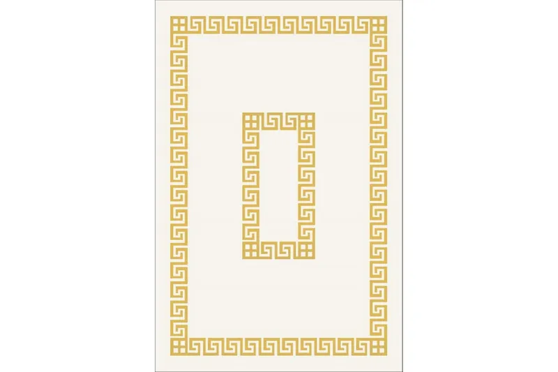 Homefesto Tæppe 100x300 cm - Flerfarvet/Velour - Tekstiler - Tæpper - Orientalske tæpper