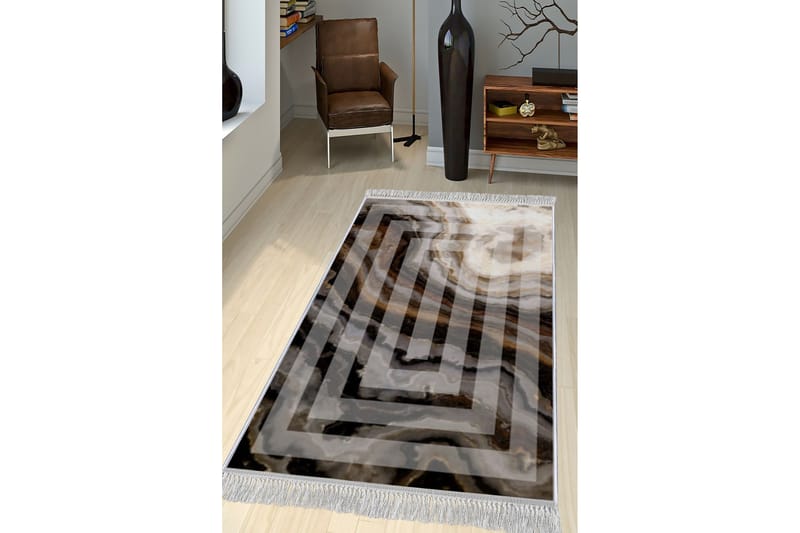 Homefesto Tæppe 100x300 cm - Flerfarvet/Velour - Tekstiler - Tæpper - Orientalske tæpper